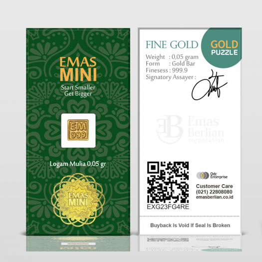 Emas Mini 0,05 gram