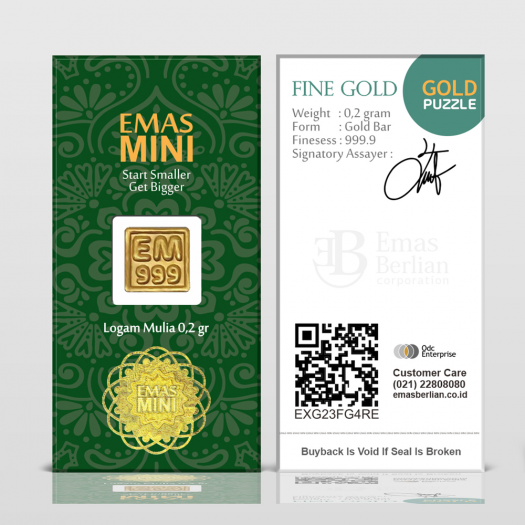 Emas Mini 0,2 gram